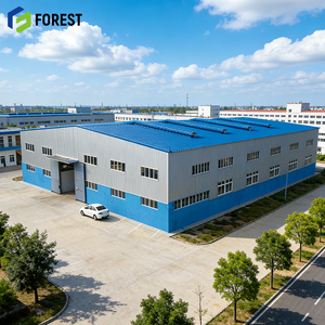 Depósito Logístico Modular de Acero Estructural de Alta Capacidad de Carga, Instalación Comercial Prefabricada de Techo Abierto para Carga - Product Image 1