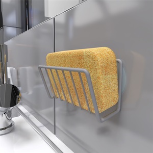 Modern Eco-Friendly Wall-Mounted Hotel Kitchen Sponge Rack Punch-Free <b>Sink</b> Drain <b>Storage</b> - Product Image 3