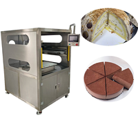 Découpeuse électrique ultrasonique de gâteau de deux ronds pour la préparation de casse-croûte et la pizza dans les restaurants et le coupeur de nourriture de boulangerie