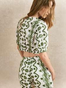 ชุดเซ็ต 2 ชิ้น เสื้อแขนกุดผ้าชีฟองคอตตอน 100% สำหรับผู้หญิง ดีไซน์หรูหรา ปักลายเรียบง่าย เป็นมิตรกับสิ่งแวดล้อม กันน้ำ สวมใส่สบาย - Product Image 2