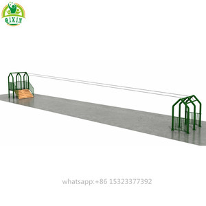 Poulie multifonction pour enfants, ligne de zip en renard volant, aventure, terrain de jeu, câble extérieur, ligne de zip avec ensemble de balançoire - Product Image 2