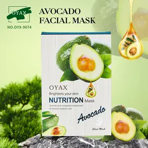 Großhandel Avocado-Maske verringert die Vergilbung, erhellt die Haut und feuchtigkeitsspendend Übernachtungs-Reparatur-Patch zur pflege der Haut