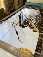 Décoration intérieure, panneaux muraux 3D en PVC imperméables et ignifuges