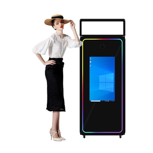 Photomaton à miroir magique de 70 pouces avec caméra à écran tactile de 43 pouces, cadre LED portable WiFi et Bluetooth à impression instantanée - Product Image 6