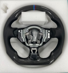 Volante de Fibra de Carbono con Pantalla LED para Infiniti Q50 Q60 Qx50, Modelos 2017 2018 2019 2020 2021 <span class=keywords><strong>2022</strong></span>, Marca YLA - Product Image 2