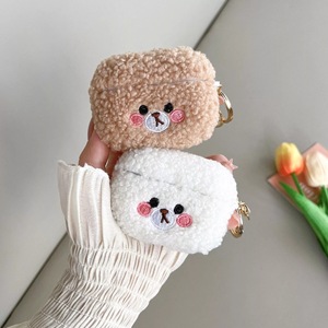 Custodia per <span class=keywords><strong>AirPods</strong></span> in TPU e Peluche con Pallina, per Tutti i <span class=keywords><strong>Modelli</strong></span>, alla Moda, Antiurto, con Texture Peluche, Vendita all'Ingrosso - Product Image 1