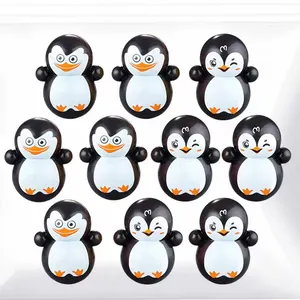 Mainan Goyang Mini Tumbler Dekompresi Mainan Goyang Tubuh Penguin Mainan Goyang Wobbler untuk Bayi Bermain dan Dewasa