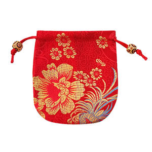 Bolsa de Almacenamiento Vintage de Yute Satinado Reciclable de 10*10cm, Bolsa de Regalo con Cordón para Empaque de Joyería, Bodas y Cumpleaños - Product Image 3