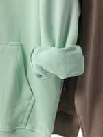 Ensemble de survêtement personnalisé en molleton bouclette 380 GSM : Hoodie oversize et pantalon de survêtement vierges, style streetwear, avec logo personnalisé