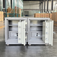 Coffre-fort personnel ignifuge haute sécurité avec serrure électronique numérique et clé, construction en acier laminé à froid pour un stockage sécurisé