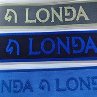 Sangle en nylon jacquard chevron CQ avec logo personnalisé imprimé, élastique haute ténacité 4 cm pour sacs à main, sangles de sac et ceintures de sport