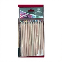 Crayons de couleur en bois, crayons d'art de couleurs mélangées pour le dessin, l'esquisse et l'utilisation scolaire