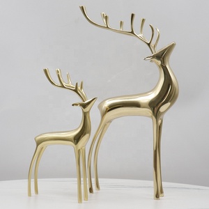 Arredamento moderno per la casa ornamento a forma di cervo sika decorazione soggiorno in stile europeo - Product Image 3