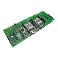 Belle double Xeon E5 LGA2011-V3 simple LAN DDR4 8 SATA M-SATA PCI-E * 6 SATA PCIe M.2 ordinateur 6 GPU carte mère pour poste de travail