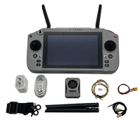 Télécommande Skydroid G20 avec écran HD 7 pouces, double fréquence 2.4G/5.8G, transmission d'image longue portée 30KM pour drone FPV