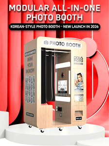 <span class=keywords><strong>Machine</strong></span> photo rétro <span class=keywords><strong>disco</strong></span> avec imprimante, écran tactile interactif, distributeur de selfies pour événements en centre commercial - Product Image 6