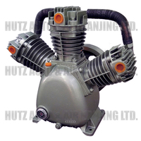 Piezas de compresor de pistón alternativo estilo Fiac WILLEST 15HP bomba desnuda de transmisión de correa de 3 cilindros BWIII150F 8 bar cabeza de aire de hierro fundido