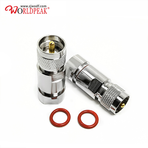 Connecteurs coaxiaux RF Pl259 <span class=keywords><strong>connecteur</strong></span> droit UHF (PL259) fiche mâle pour câble d'alimentation rf coaxial LDF-4 1/2 - Product Image 1