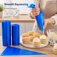 Nouveaux outils de décoration de gâteau de mode Transparent Triangle plastique crème Pe gâteau sac à douille