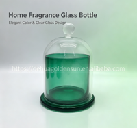 Bouteille diffuseur d'arômes en verre imprimée par transfert thermique, style Instagram, bouteille transparente DIY parfumée pour la décoration intérieure