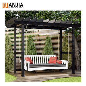 OEM thiết kế tự động điều chỉnh <span class=keywords><strong>gazebo</strong></span> pergola không thấm nước sân vườn nhôm bioclimatic pergola - Product Image 4