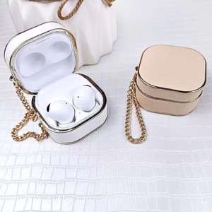 Étui Galaxy Buds à motif de boules cylindriques, coque antichoc en TPU+PU avec mousqueton - Product Image 3