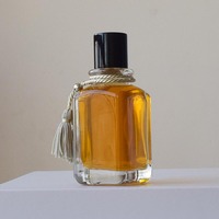Nuevo Diseño, Botella de Perfume de Vidrio Transparente de Lujo con Pulverizador y Tapón Negro Redondo, 30ml 50ml 100ml, con Caja