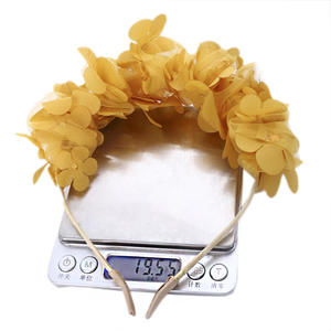 CLARMER الصيف المرأة إكسسوارات الشعر بلون البرقوق الصغيرة زهور مخصصة عقال للنساء - Product Image 5