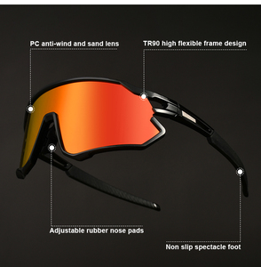 Somta nhà máy bán buôn tùy chỉnh Windproof bóng chày ngoài trời TR90 Kính mát thể thao đi xe đạp chạy xe đạp Kính Marathon - Product Image 2