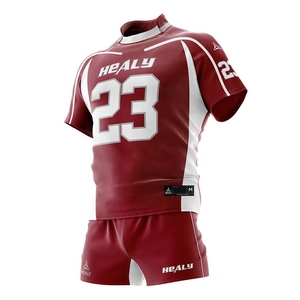 Camiseta de fútbol juvenil de manga corta transpirable de diseño personalizado conjunto de uniforme de fútbol americano - Product Image 2