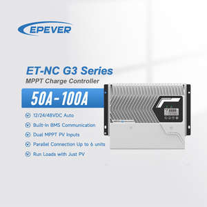 Controlador de Carga Solar MPPT Autoadaptable ET10420NC G3 100A, 12-48V DC, Eficiencia del 98.5%, PV 200V - Product Image 1