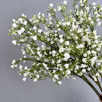 Künstliche Schleierkraut-Blumensträuße Naturgetreue Weiße Schleierkraut-Blumen für Hochzeitsdekoration