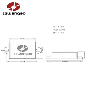 Szwengao ตัวแปลงไฟกระแสตรง12V ถึง5V เอาต์พุต3A สำหรับจอแสดงผลรถยนต์แหล่งจ่ายไฟ - Product Image 3