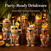Mug à bière en céramique Novelty Knight, tasse à cocktail créative, verrerie émaillée pour bar, fête, décoration intérieure, cadeau, utilisation en restaurant