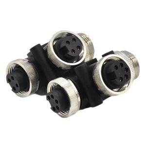 Alta qualidade 7/8 polegadas divisor: 1 macho para 2 fêmea 4 pinos conector IP68 impermeável, 7/8 polegadas equipamentos marítimos <span class=keywords><strong>Plug</strong></span> - Product Image 6