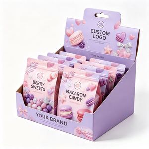 FX Folded Corrugated Retail Merchandising Container Custom Dimension Packaging for Bakery Treat Supermarket in Store Selling - Product Image 6