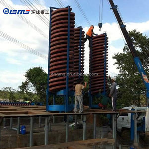 เครื่องแยกแบบเกลียวโครเมียมสำหรับขาย เครื่องแยกแบบเกลียวขนาดเล็ก เครื่องแยกแบบรางเกลียวสำหรับทดสอบทอง - Product Image 6