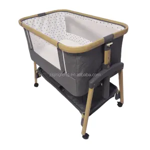 New Arrival Baby Bassinet Baby Co-sleeper with Mosquito net and Travel Bag Luxury Baby Bassinet Bedside Crib With Canopy