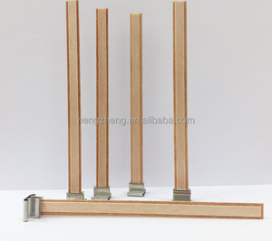 Mèches en bois pour la fabrication de bougies - Mèches en bois sans fumée. Mèche en bois avec pinces métalliques pour la fabrication de bougies et l'artisanat de bougies DIY - Product Image 6