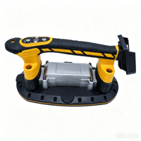 Vibrateur de carrelage professionnel 21V à moteur à balais rechargeable, conception à ventouse, 12000R, pour carreaux grand format et dalles de roche (OEM/ODM)