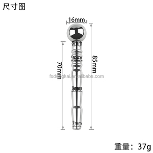 Suministros de entrenamiento <span class=keywords><strong>genital</strong></span> masculino de alta calidad catéter de orina táctil en espiral con diseño de cuentas - Product Image 6