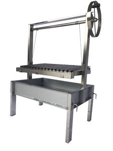 Parrilla Santa Marial con parrilla de barbacoa de acero inoxidable independiente Parrilla de barbacoa de carbón de barbacoa Argentina Parrillas al aire libre - Product Image 6