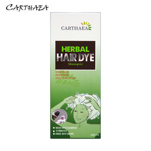 Shampoo colorant pour cheveux, teinture capillaire noire à base de plantes pour cheveux gris - Product Image 3