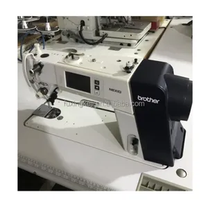 Used Brother S-7300A-305P Single Needle Direct Drive Lock Stitcher with Thread Trimmer high speed industrial sewing machine