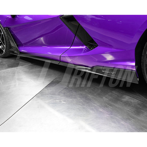 OEM Style Dry Carbon Fiber <b>Side</b> Skirt For Lamborghini Revuelto - Product Image 2