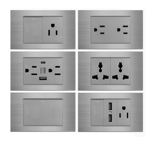 Chúng tôi tiêu chuẩn <span class=keywords><strong>118</strong></span> loại tường chuyển đổi ổ cắm USB sử dụng nhà Ổ cắm điện ổ cắm với tường ổ cắm - Product Image 3