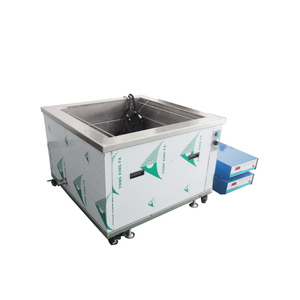 Nettoyeur à ultrasons industriel à deux bacs pour dégraissage de carburateurs, blocs moteur, moules, vis, écrous et pièces métalliques en SUS304 - Product Image 1