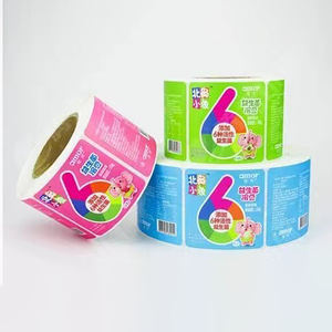 Rollo de pegatina redonda de Acción de Gracias con logotipo personalizado, vinilo impermeable, embalaje de regalo, pegatina <span class=keywords><strong>laber</strong></span> - Product Image 3