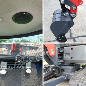 Spedizione Gratuita, Mini Escavatore da 1,8 Tonnellate con Componenti Idraulici Eaton, Certificato EPA, Sistema Completo, Escavatore Cingolato Compatto - Product Image 4