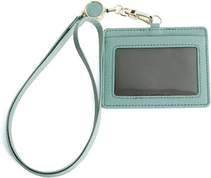 Porte-badge LOGO dégradé de style japonais de qualité supérieure porte-carte d'identité en cuir Pu portefeuilles et accessoires de porte-cartes - Product Image 1